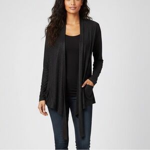 Free Generation Sparkling Slouchy Black Cardigan Stretch M